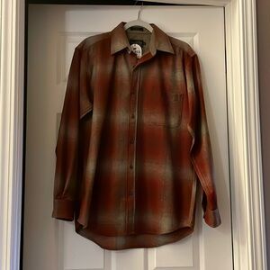 Pendleton Lodge Button Up Long Sleeve Wool